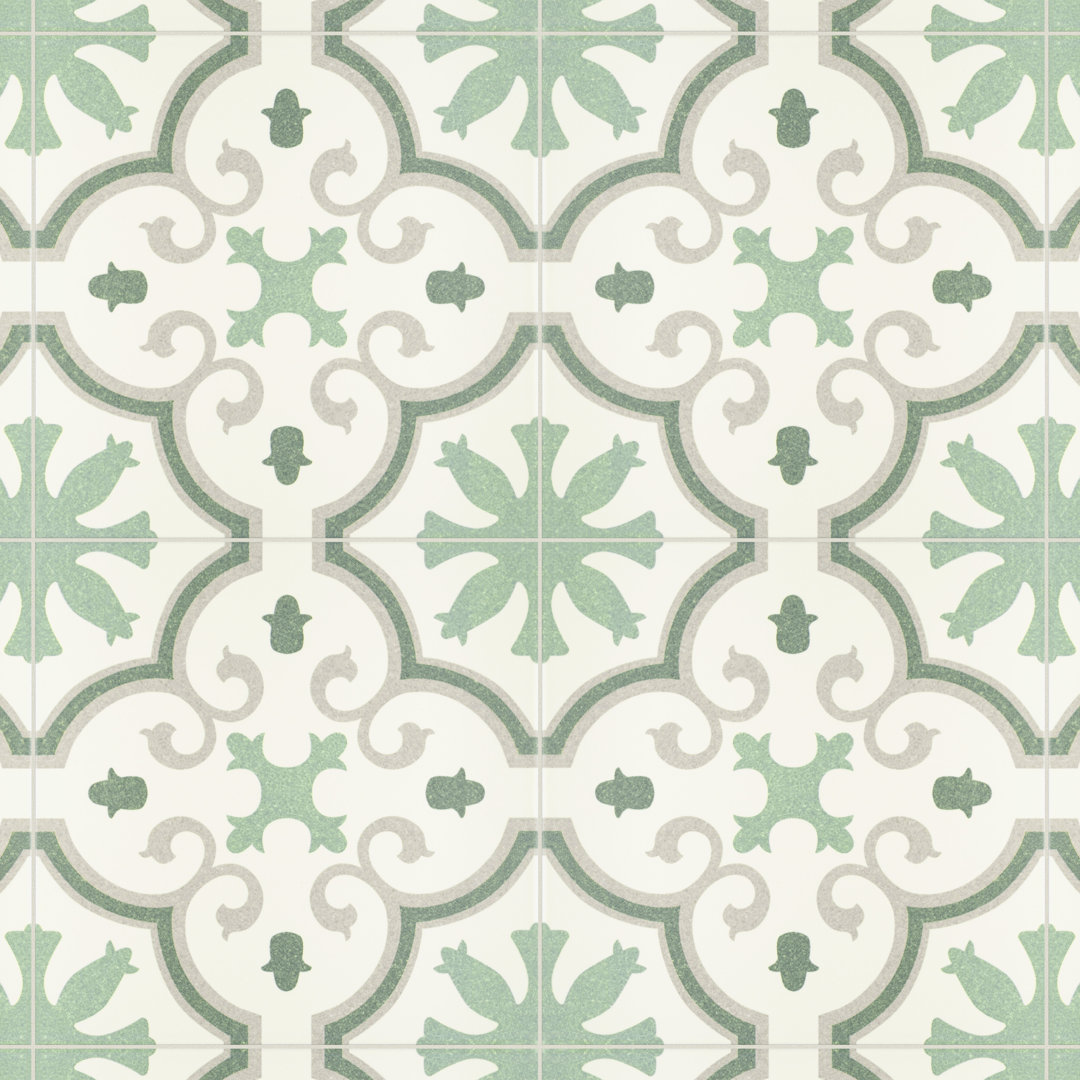 Monteca 10" x 10" Porcelain Patterned Wall & Floor Tile Merola Tile 