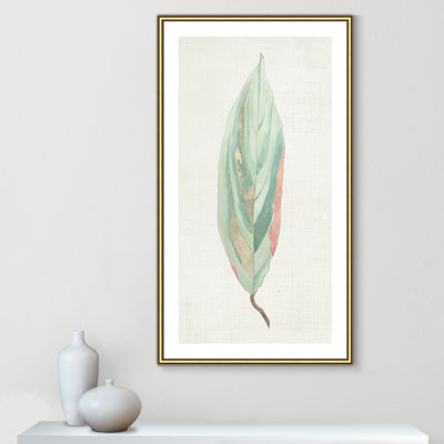 Feuille de gingembre II - reproduction d'art