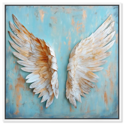 Weathered Wings I Canvas Wings Wall Art by Art Remedy