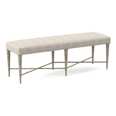Chiseled Upholstered Bench