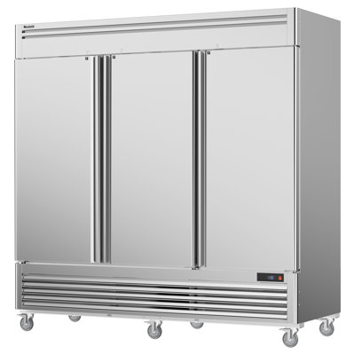 82 In. 72 Cu. Ft. 3 Door Commercial Reach In Freezer Stainless Steel