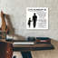 «My Grandpa is the Best» par Cindy Jacobs, art mural en verre acrylique-1795995913