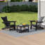 Chaise Adirondack pour l'extérieur en PEHD Licola-805394