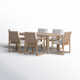 Joly 70'' Rectangular 6 - Person Outdoor Dining Set