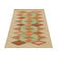 Scandinavian Hand Knotted Wool Geometric Area Rug-1353933473