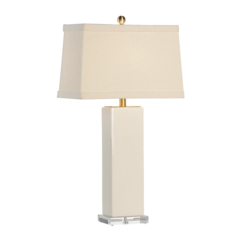 Becker Porcelain Table Lamp, Cream