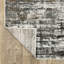 Tapis gris abstrait en polyester tissé à la machine-1742003790