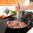 Stainless Steel Meat Chopper, 6 Curved Blades, 11 Inch Ground Beef Masher & Hamburger Smasher, Multi-Purpose Kitchen Tool