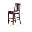 Ensemble de 2 chaises rembourrées à hauteur de comptoir