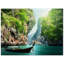Impression cachée «Cove» - art mural paysage côtier - plage isolée sur toile - œuvre d'art de la falaise océanique - décor de voyage tropical - décor de rivage pittoresque-87816867-87816874