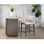 Wilbur Upholstered Stool with Metal Frame