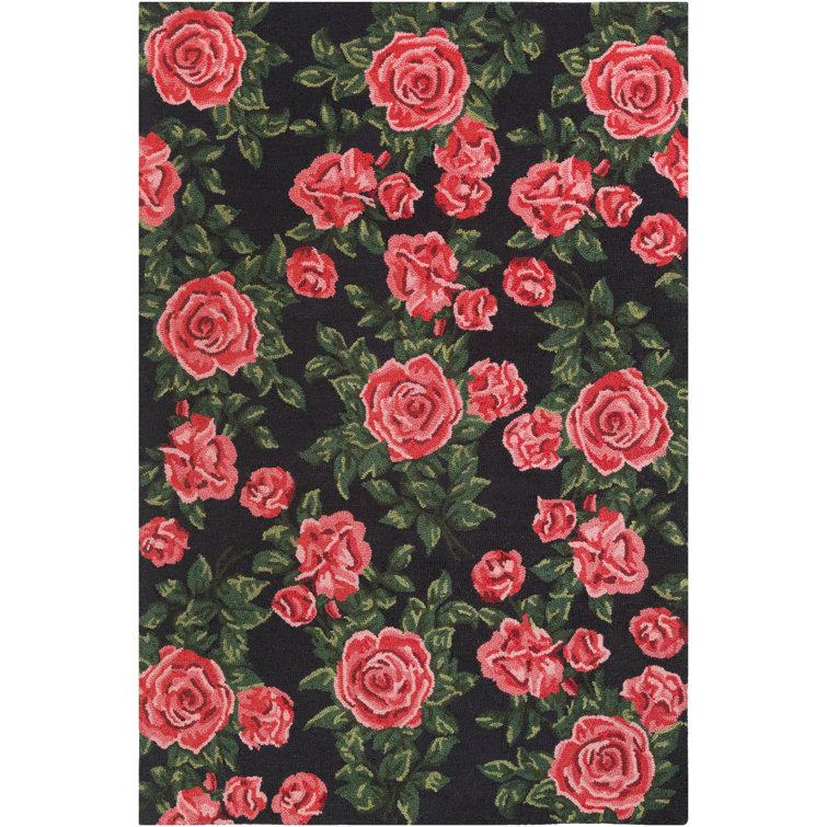 Lach Wool Floral Indoor Rug