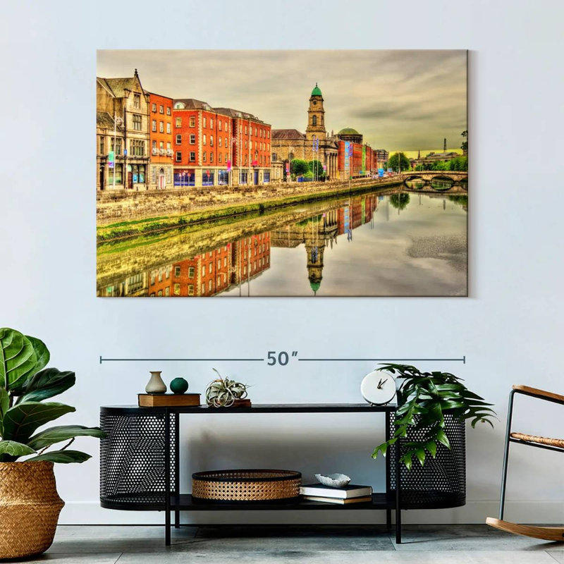 Sireci Dublin Riverside Buildings, 34" H x 51" W