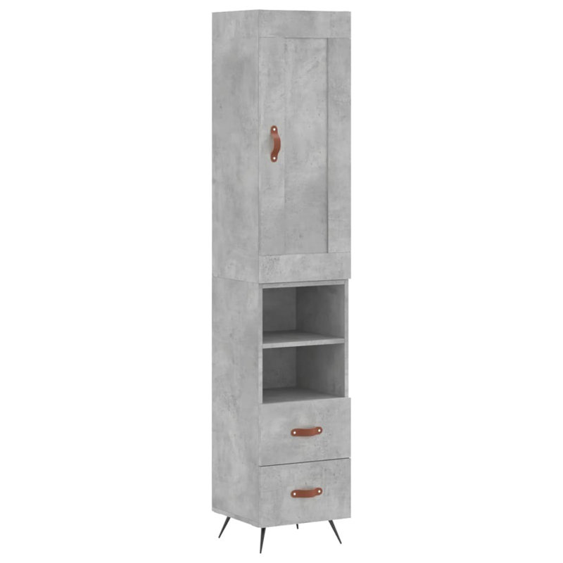 Malissa 34.5 Wide, Concrete Grey