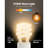 CFL Light Bulbs 13W Compact Fluorescent Bulbs with 2700K Warm Light