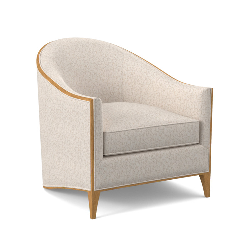 Atelier Barrel Chair, Amber, UV-Rollo Linen