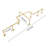 Anthoine 85.83'' Wall Mounted Clothes Rack