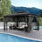 13 Ft.W x 11 Ft.D Outdoor Steel Patio Gazebo with Double Vented Roof and Full Netting-99355580