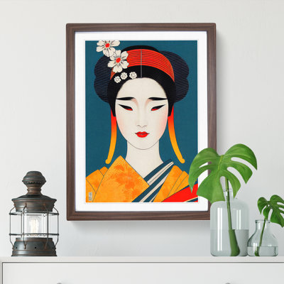 Face Of A Geisha No.3 - Single Picture Frame Print