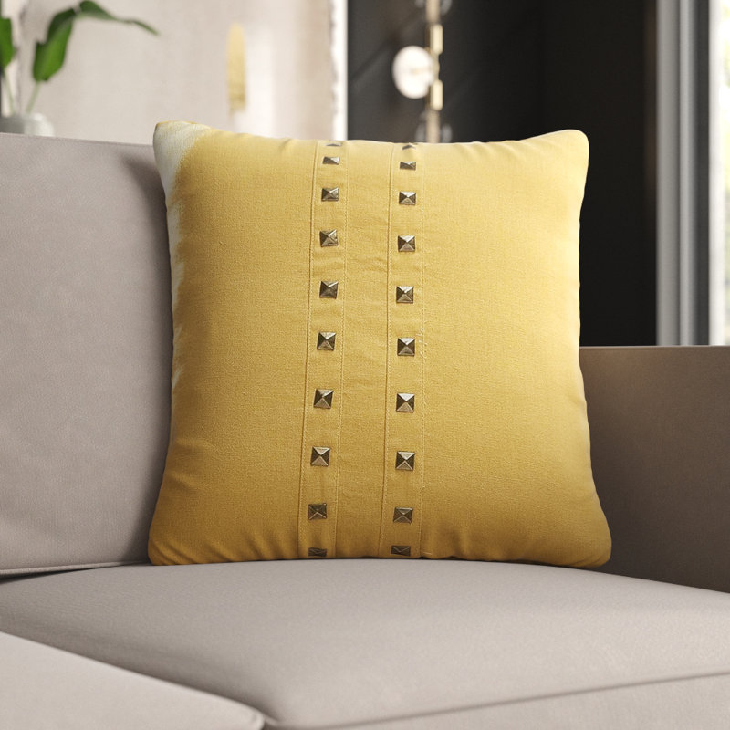 Square Pillow Cover, Curry