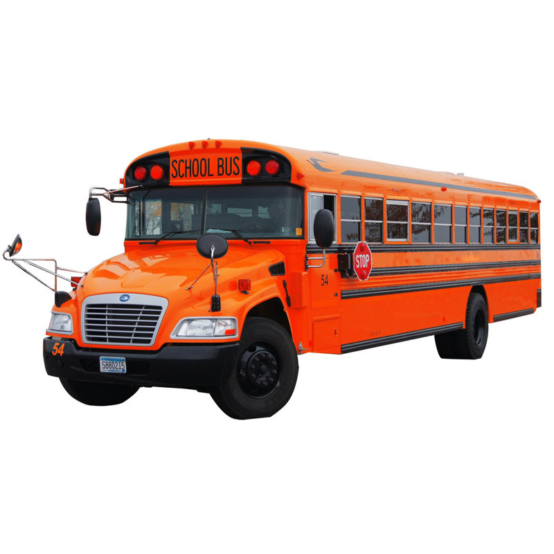 Décalcomanie murale bus scolaire, H 22 po x l 42 po x P 0,01 po