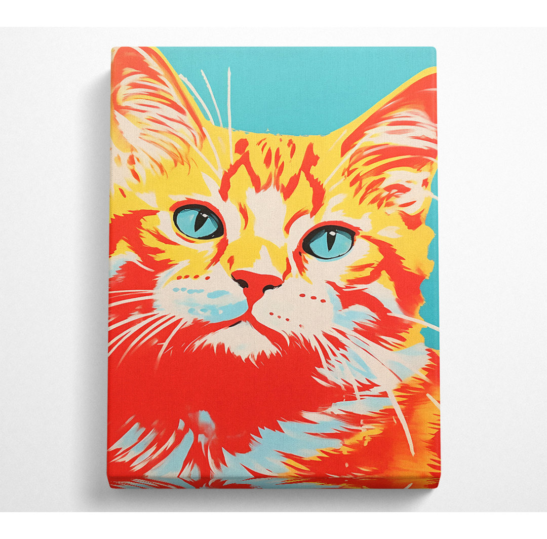 Orange Cat - Kunstdrucke auf Leinwand