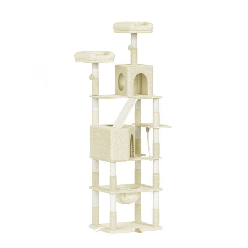 Cat Tree 208cm H Cat Tree, Beige
