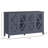 Abbra Sideboard, Buffet Cabinet with Tempered Glass Doors and Adjustable Storage Shelf, Credenza-788844528