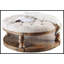Table basse ronde en bois de style rustique-541434733