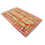 Rectangle 122 cm x 194 cm Geometric Wool Hand Woven Kilim