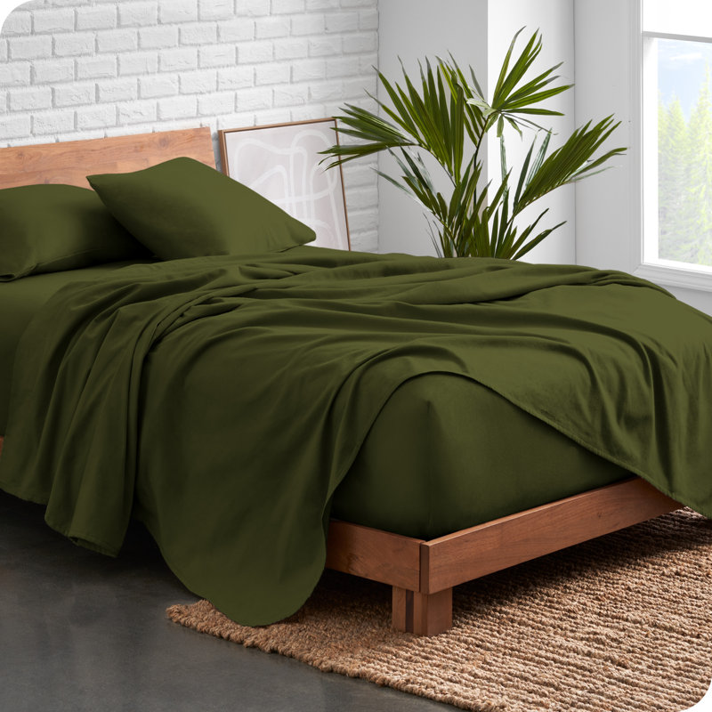 Cypress Organic Cotton Flannel Queen Sheet Set