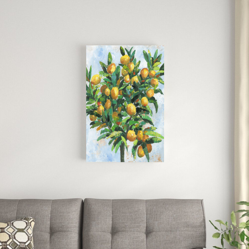 Citronnier - impression, H 30 po x l 20 po