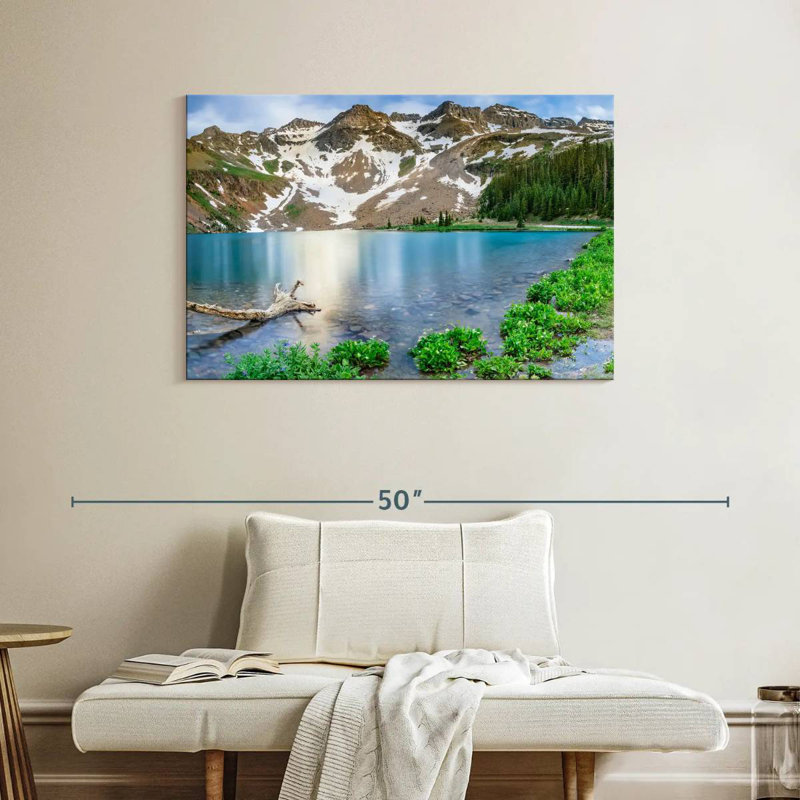 Alvord Blue Lakeside Mountains, H 26 po x l 39 po