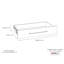 SuiteSymphony 4.92'' H X 24.9'' W Modern Drawer-113944675