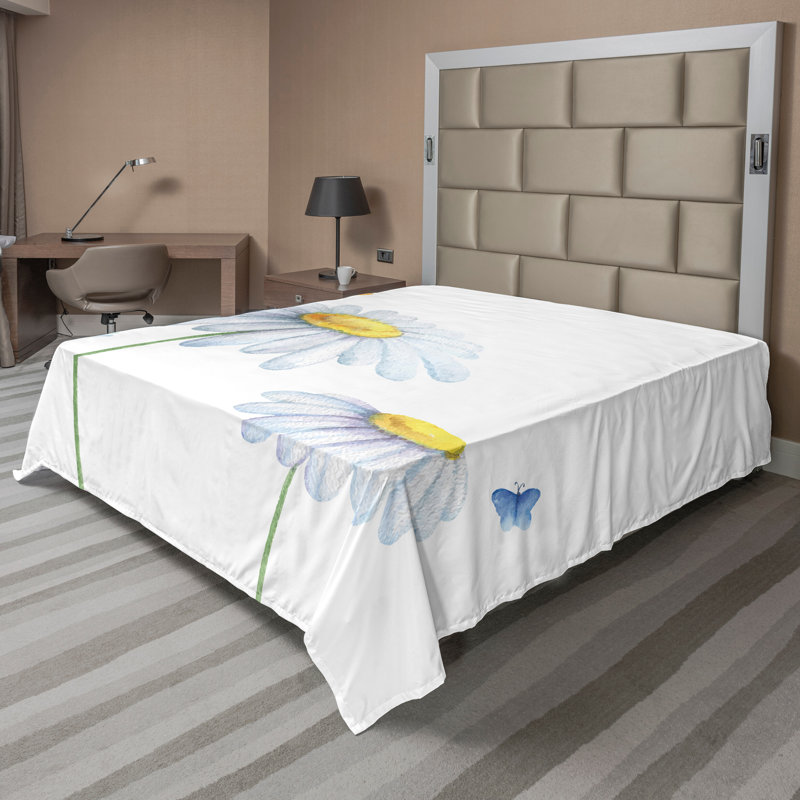 Drap plat Ambesonne, Drap plat pour très grand lit californien