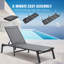 Chaise longue d'extérieur réglable à 5 positions 1pc-40709123