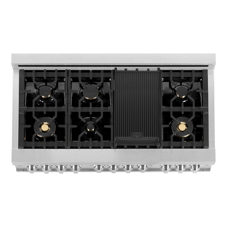 ZLINE 48" Legacy Dual Fuel Range, Bronze