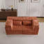Canapé à compression Mahjong, canapé-lit convertible au sol, canapé modulaire modulaire désossé Diy, aucun assemblage requis, tissu polaire circulaire, causeuse moderne surdimensionnée, orange-760925074