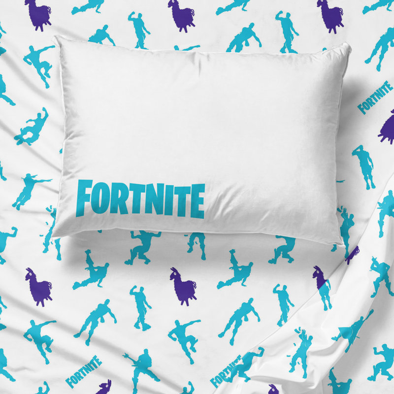 Fortnite Boogie Bomb Bed Set, Twin Comforter + 4 Additional Pieces