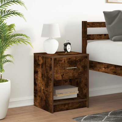 Bedside Cabinet With Drawer 40X34x50 Cm