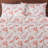 Tree Blossom Red/White Microfiber Duvet Cover Set-78604371