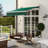 Outsunny 8' x 7' Patio Retractable Awning, Manual Exterior Sun Shade Deck Window Cover-115811016-115811009