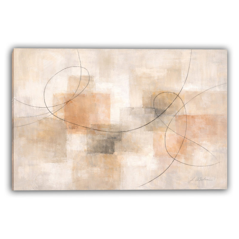 Art mural sur toile Contour Study, L 48 po x H 32 po x P 1,5 po
