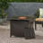 Ernesto Square Aluminum Propane Fire Pit Table