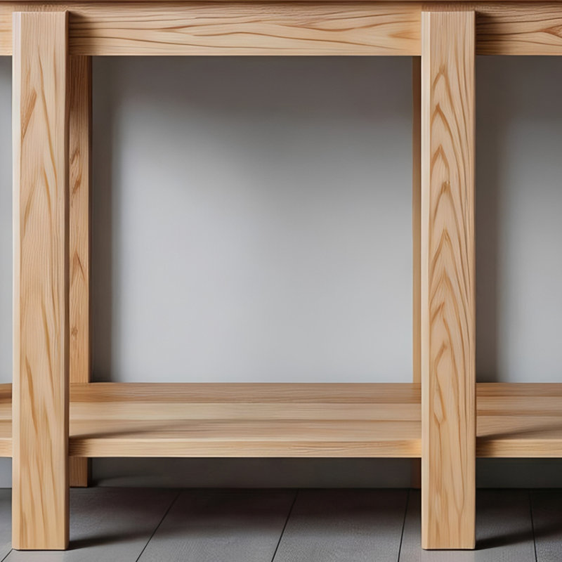 Console nordique moderne et simple, 31.5" H x 63" W x 13.8" D