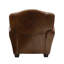 Fauteuil à oreilles en cuir Vicenza