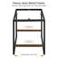 Kloud Counter Backless Industrial Stools with Footrests-234860696-190734017