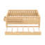 Lit pour enfant en bois massif avec lit gigogne, bibliothèque intégrée et petit escalier, lit pour tout-petit Safe Guardrail-132901806-132901815