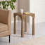 Table de bout carrée en bois massif Casa-858209701