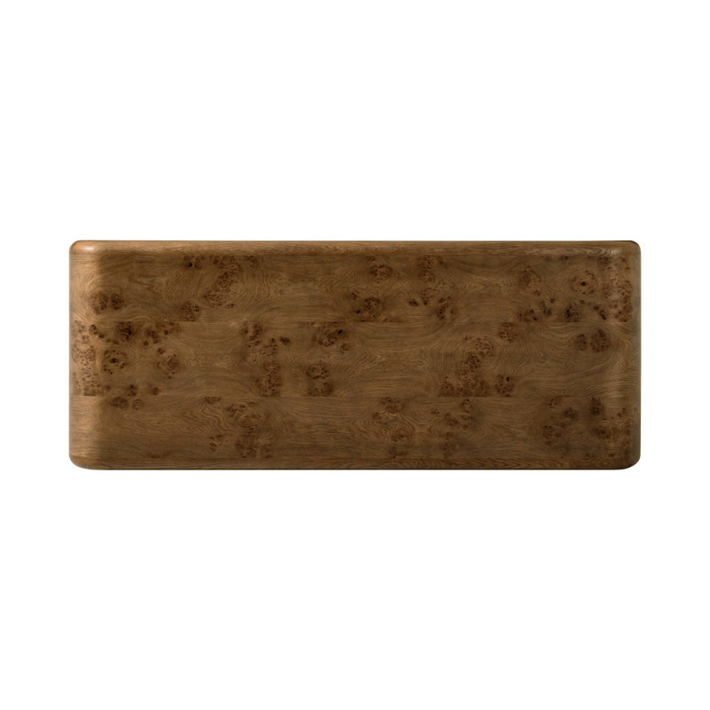 Daven Desk-Rye Medium Burl Oak Veneer